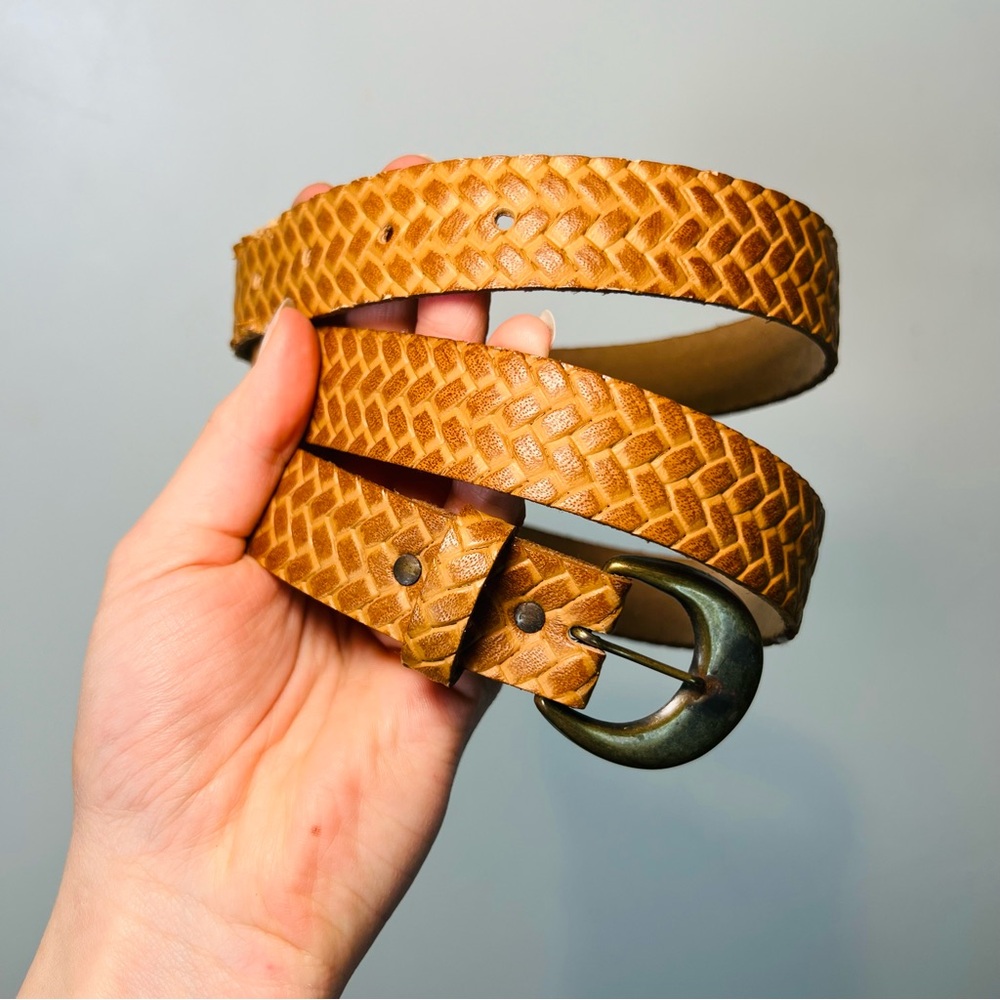 Vintage Western Leather Belt